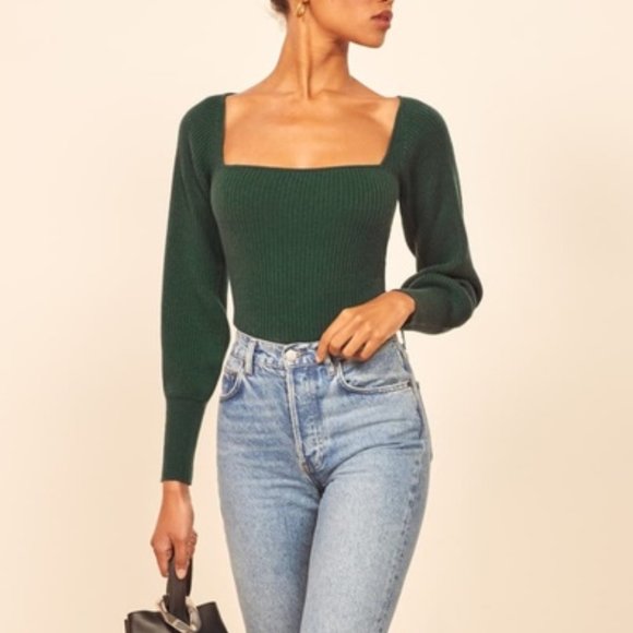 reformation piazza sweater